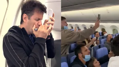Ciro Martínez sorprendió a hinchas que viajaban a Qatar, interpretando el himno argentino