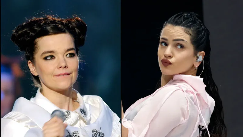 Rosalía y Björk anunciaron una colaboración juntas